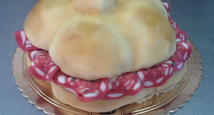 Panino con il salame